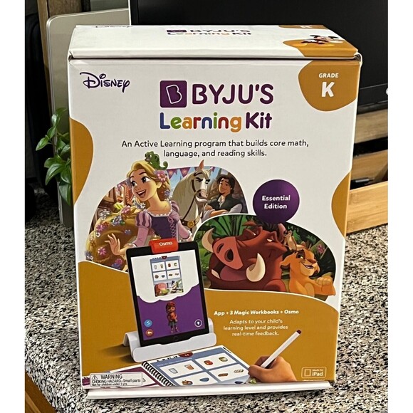 Disney BYJU’S Learning Kit: Grade K Essential Edition (App + Workbooks + Osmo) - Picture 1 of 13